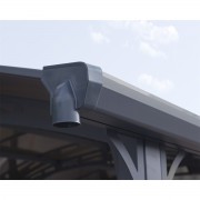 Palram Arcadia 8500 hliníkový (montovaný) prístrešok s oblúkovou strechou