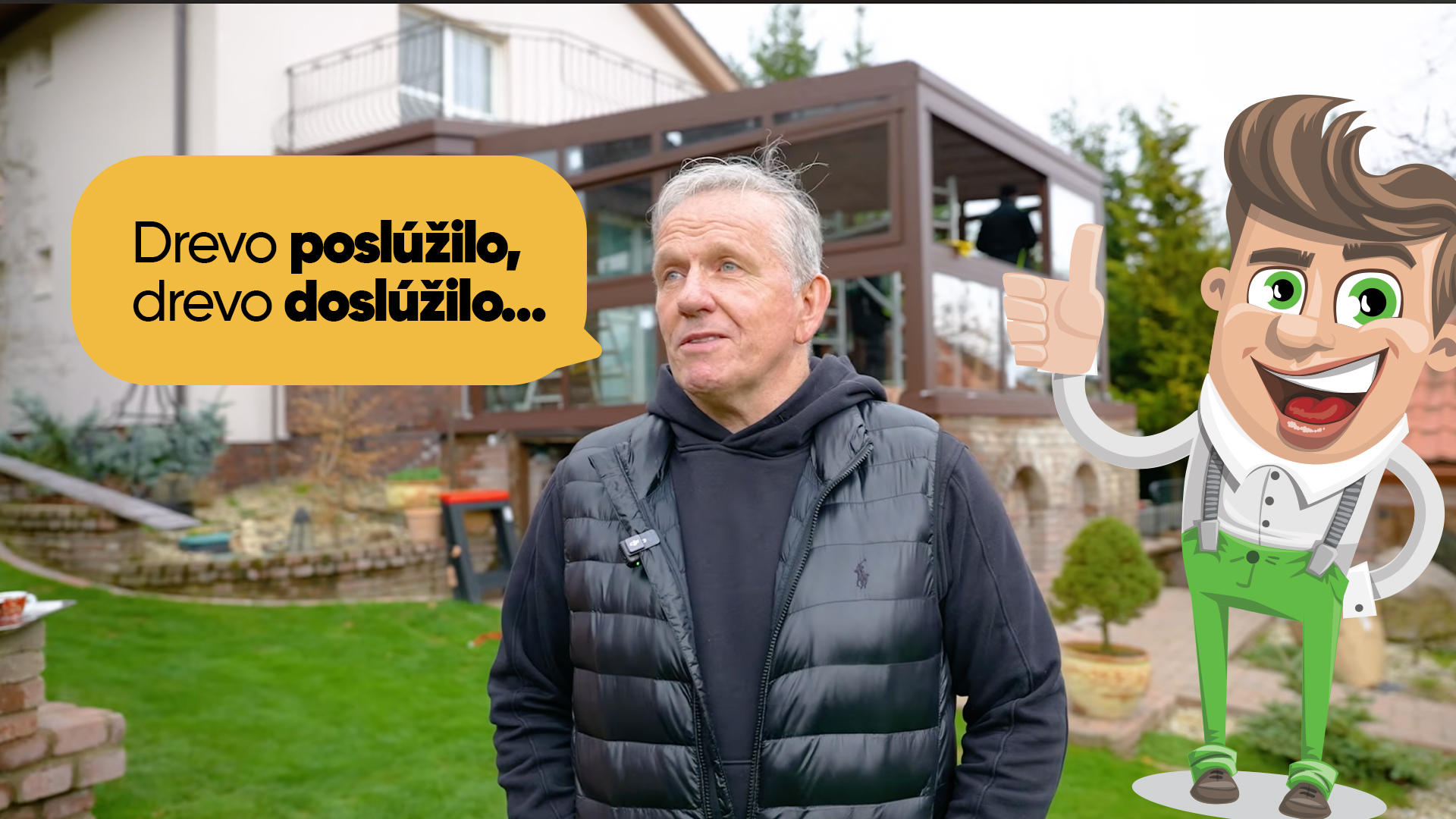 Keď drevená pergola doslúži, je čas posunúť sa o pár levelov vyššie 😊