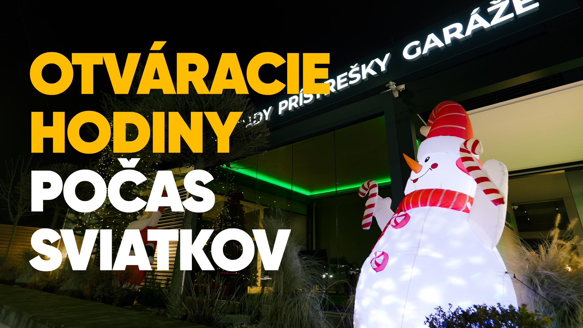 Otváracie hodiny našich showroomov počas sviatkov 2025