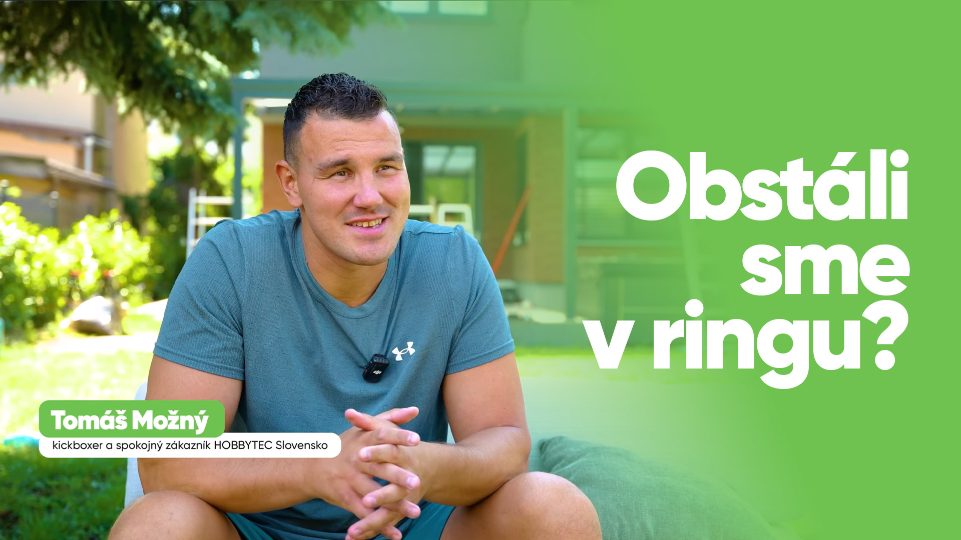 Tomáš Možný hodnotí svoju novú pergolu od HOBBYTEC Slovensko