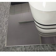 Jedálenský rozkladací stôl TUBAL biela vysoky lesk HG / čierne pásky