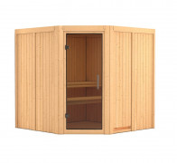 Interiérová fínska sauna 196 x 196 cm Dekorhome