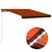 Ručne zaťahovacia markíza s LED svetlom 350x250 cm Dekorhome