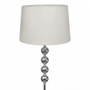 Stojacia lampa látka / kov Dekorhome