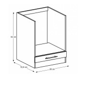 Spodná skrinka na sporák FABIANA S - 60 KU