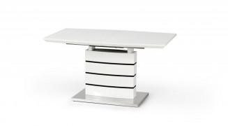 Jedálenský stôl rozkladací NORD biela / čierna