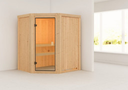 Interiérová fínska sauna 170 x 151 cm Dekorhome