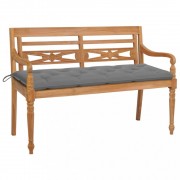 Záhradná lavica BATAVIA 150 cm teak Dekorhome