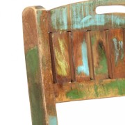 Skladacie záhradné barové stoličky 2 ks recyklované drevo Dekorhome