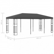 Záhradný altán 3 x 6 m Dekorhome