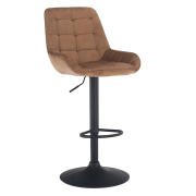 Barová stolička CHIRO zamat / kov