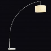 Stojaca lampa krémová 192 cm Dekorhome