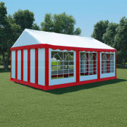 Záhradný altánok PVC 4 x 6 m Dekorhome
