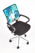 Detská stolička HANOI modrá / čierna