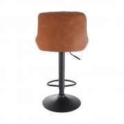 Barová stolička TERKAN hnedá / čierna