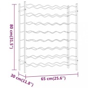 Stojan na víno na 48 fliaš Dekorhome