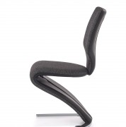 Jedálenská stolička K307 čierna / sivá