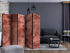 Paraván Red Metal Sheet Dekorhome