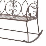 Záhradná lavica 104 cm železná Dekorhome