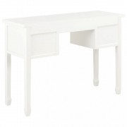 Písací stôl 110x40 cm biela Dekorhome