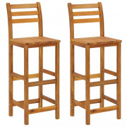 Barový set 3 ks hnedá Dekorhome