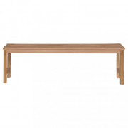 Záhradná lavica s poduškou 150 cm masívne teak Dekorhome
