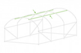 Záhradný fóliovník HG 2,5x4m