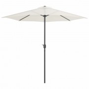 Polkruhový slnečník 270x135 cm Dekorhome