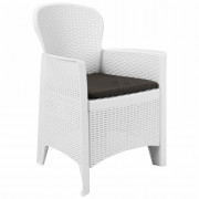 Záhradný bistro set 3 ks plast Dekorhome