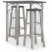 Barový set kov / MDF / drevo Dekorhome