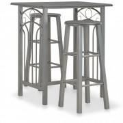 Barový set kov / MDF / drevo Dekorhome