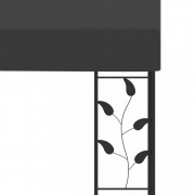 Záhradný altánok k stene 3 x 6 m Dekorhome
