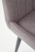 Jedálenská stolička K367 sivá / čierna