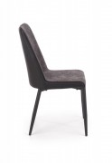 Jedálenská stolička K368 sivá / čierna