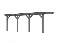 Drevená pergola CLASSIC 1C 604x250 cm Dekorhome