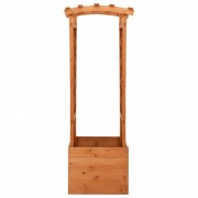 Truhlík trelážovým oblúkom 49x 39x130 cm drevo Dekorhome