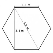 Záhradný party stan s 6 stenami 3,6 x 3,1 m Dekorhome