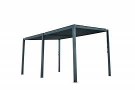 Hliníková pergola 400 x 300 cm antracit Dekorhome