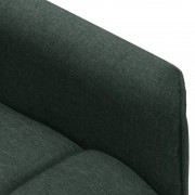 Masážne polohovacie kreslo zdvíhací textil Dekorhome