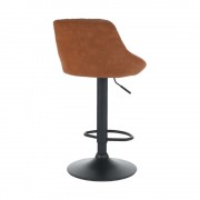 Barová stolička TERKAN hnedá / čierna