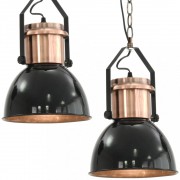 Závesná lampa 2 ks kov Dekorhome