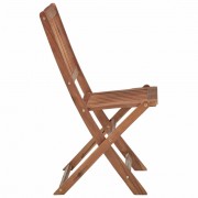 Skladacia záhradná stolička 2 ks akáciové drevo Dekorhome