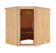 Interiérová fínska sauna 196 x 170 cm Dekorhome