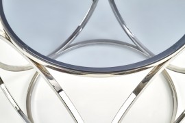 Konferenčný stolík VENUS S sklo / chróm