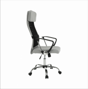 Kancelárske kreslo FABRY NEW sivá / čierna