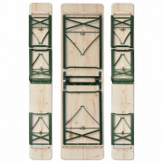 Skladací pivný set stôl s 2 lavicami 220 cm jedľa