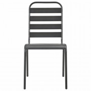 Záhradný bistro set 3 ks tmavosivá