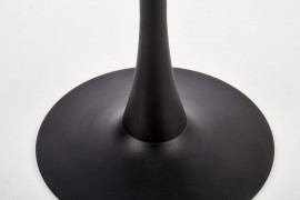 Jedálenský stôl AMBROSIO 90 cm mramor / čierna