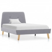 Posteľ svetlosivý textil Dekorhome