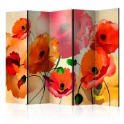 Paraván Velvet Poppies Dekorhome